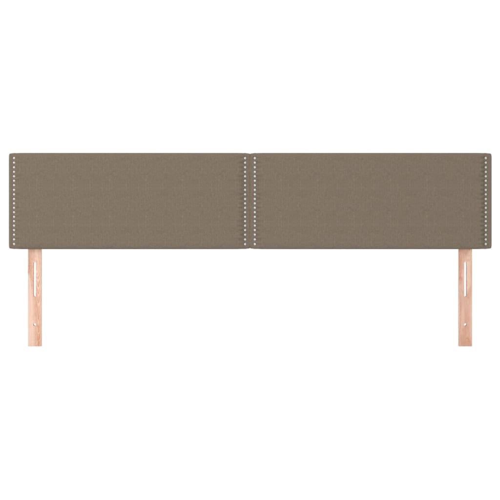 Kopfteil Dunkelgrau 80 x 5 x 118/128 cm Stoff