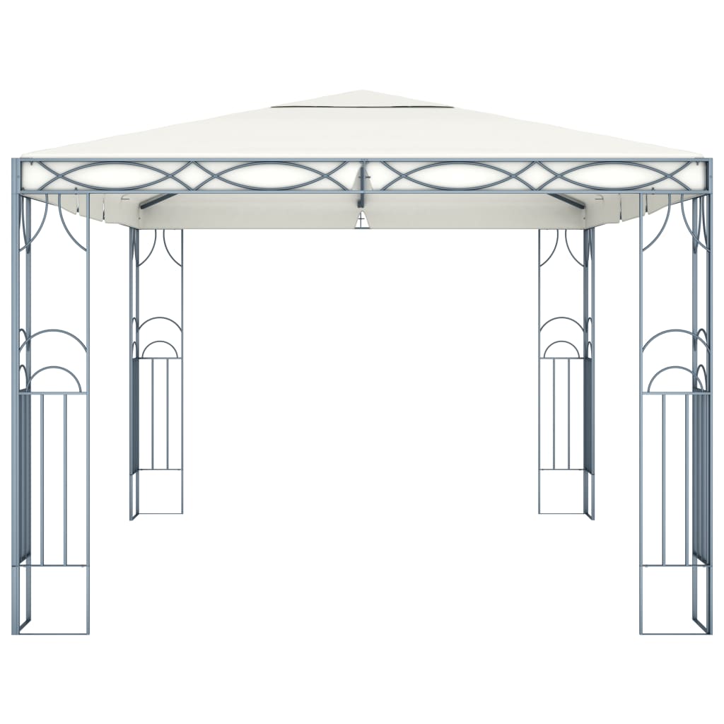 Pavillon 300 x 300 cm Cremeweiß