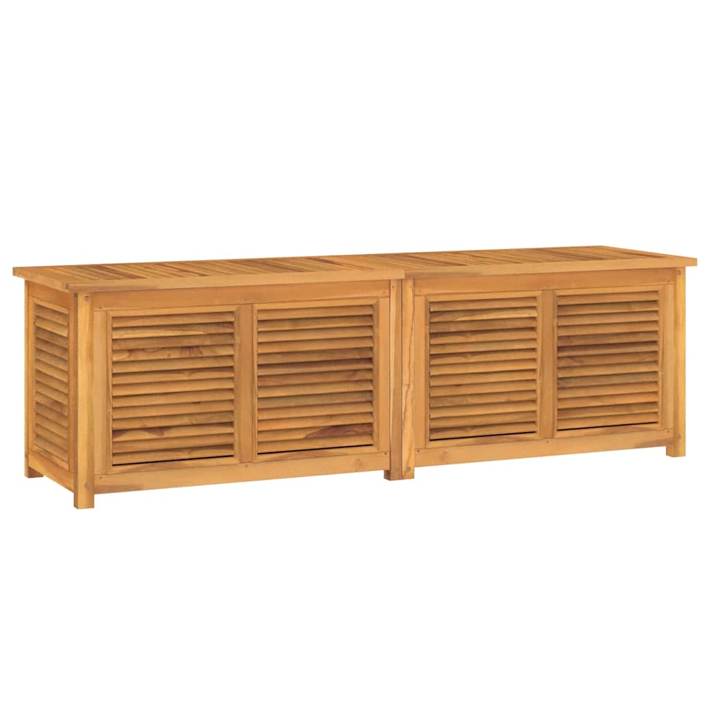 Gartenbox mit Beutel 60x50x58 cm Massivholz Teak
