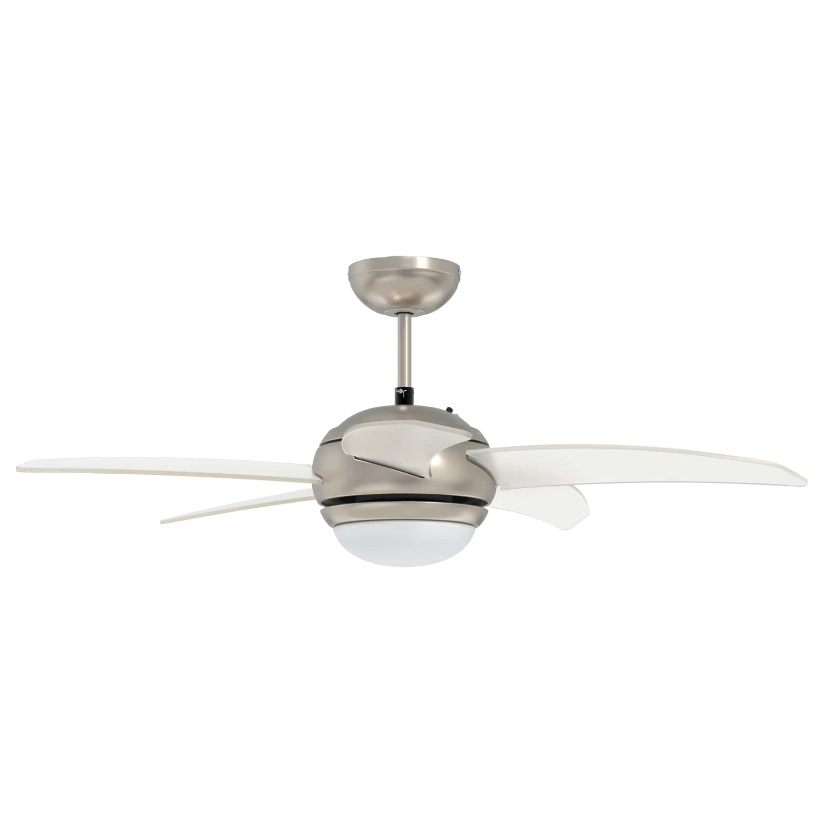 Deckenventilator mit Licht und Fernbedienung Ø 130 cm Weiß