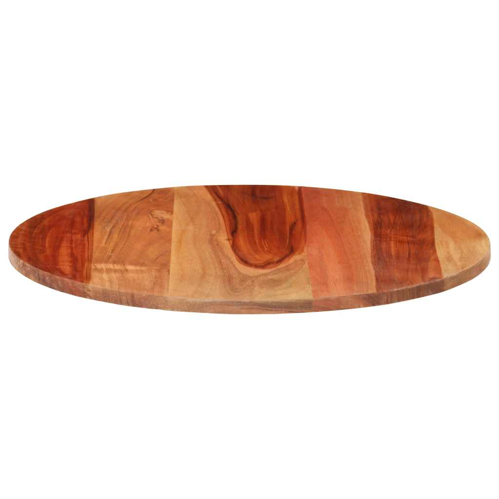 Tischplatte Massivholz Akazie Rund 15-16 mm 40 cm