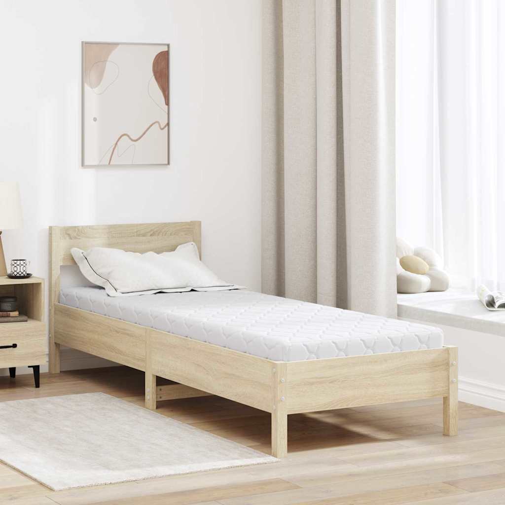 Matratze Weiß 60 x 120 cm Jacquard-Stoff