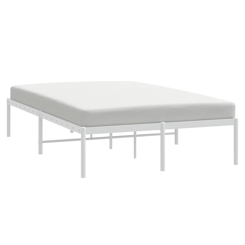 Bettgestell Metall Schwarz 75x190 cm