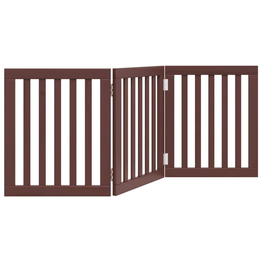 Hundegitter Faltbar 3 Paneele 150 cm Pappelholz