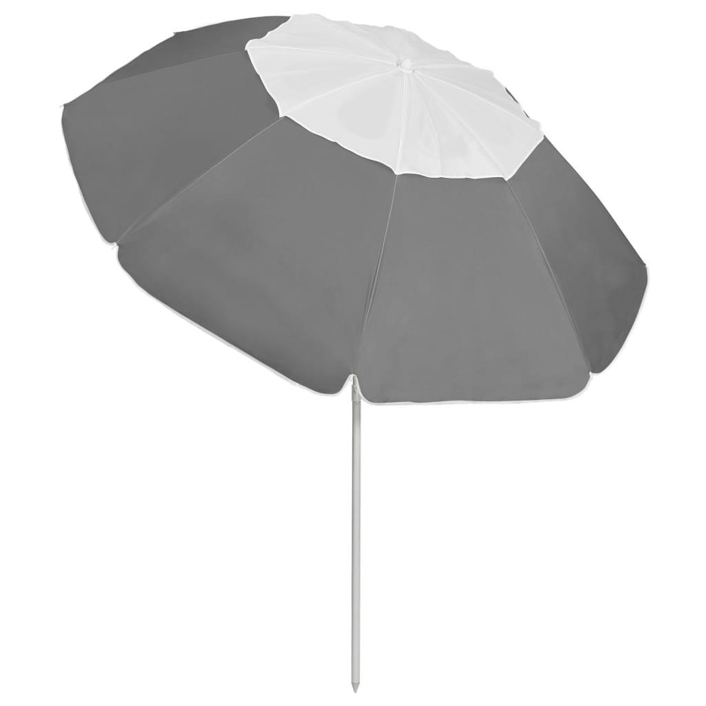 Sonnenschirm mit Stahlmast Sandfarbe 180 cm