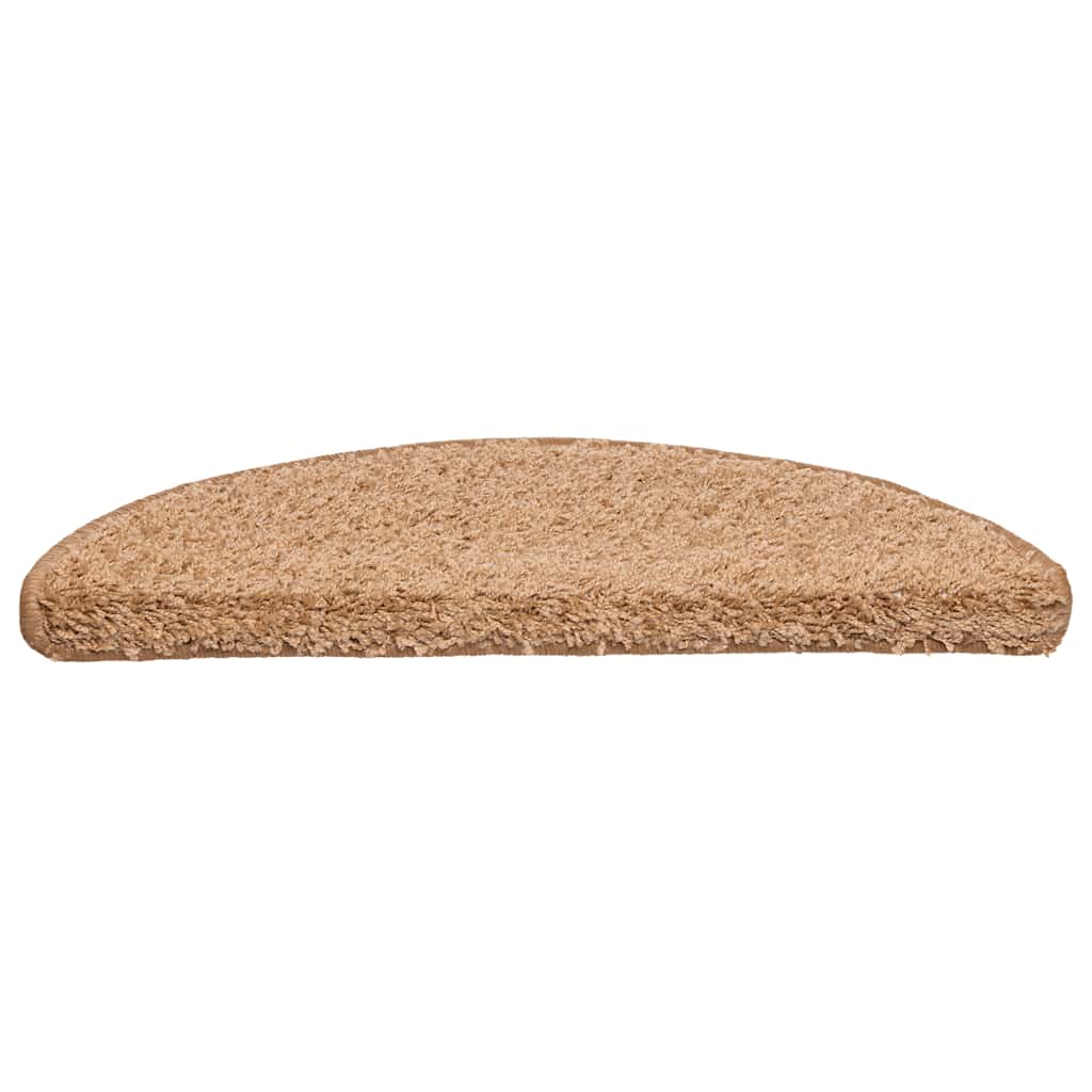Stufenmatten 15 Stk. 56x17x3 cm Grau Halbrund