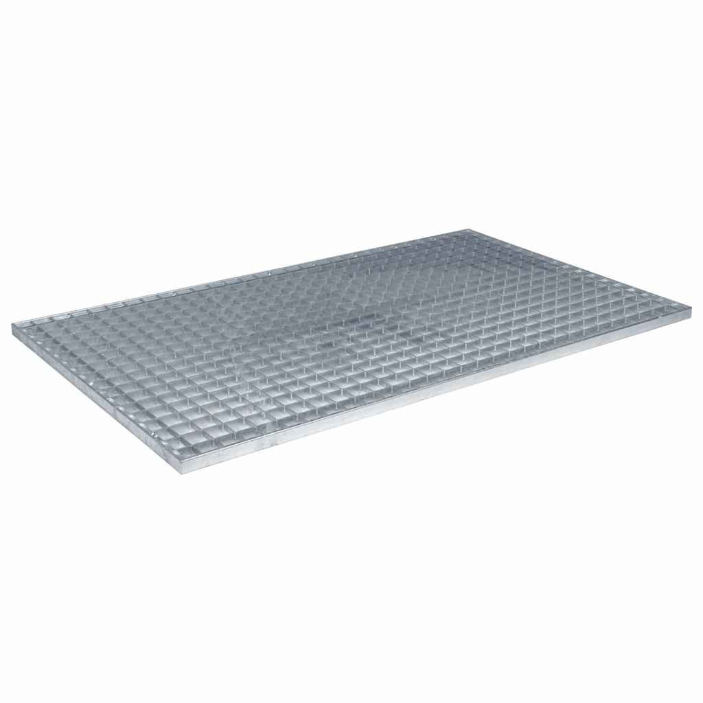 Gitter Silber 50 x 35 x 2 cm Feuerverzinkter Stahl