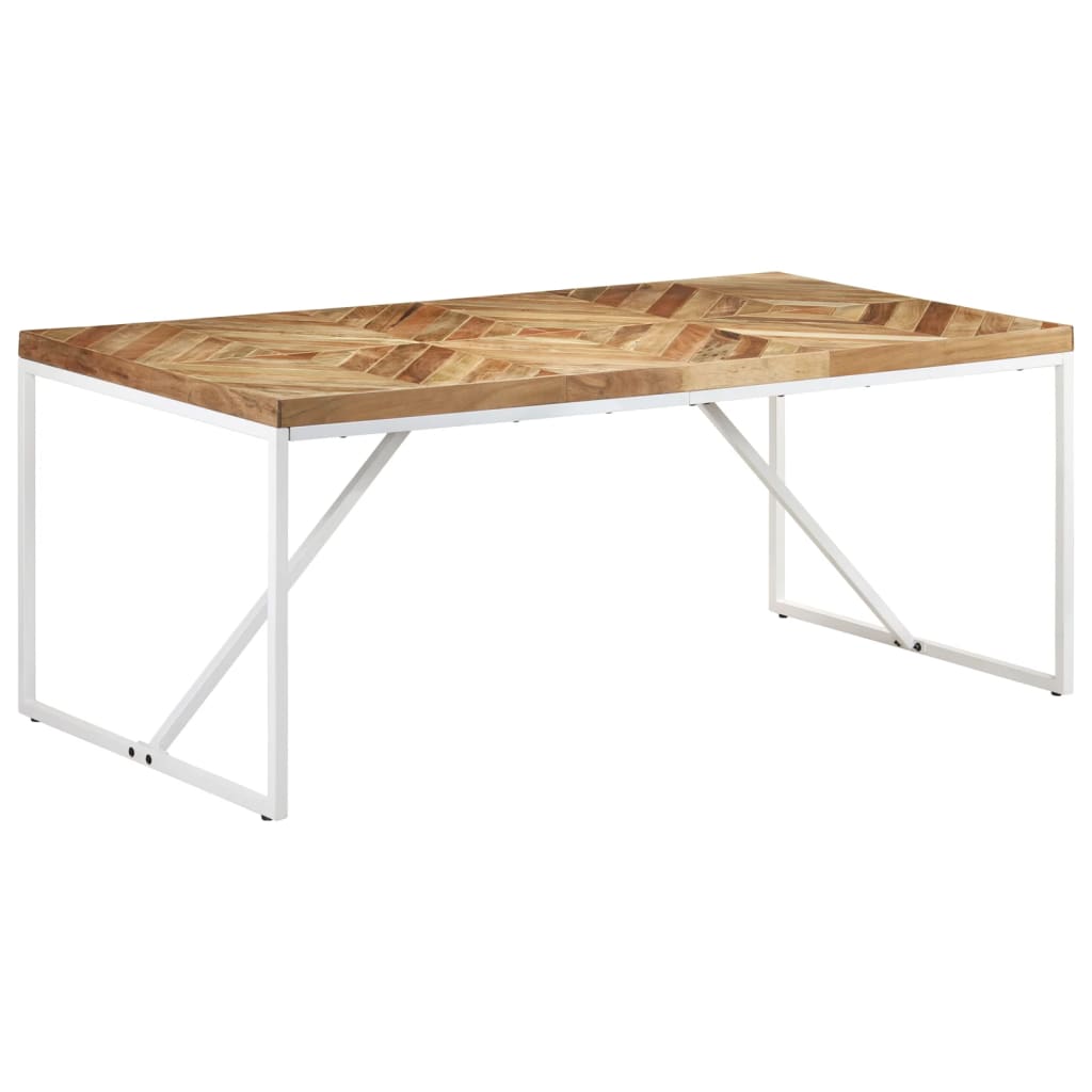 Esstisch 140x70x76 cm Massivholz Akazie und Mango