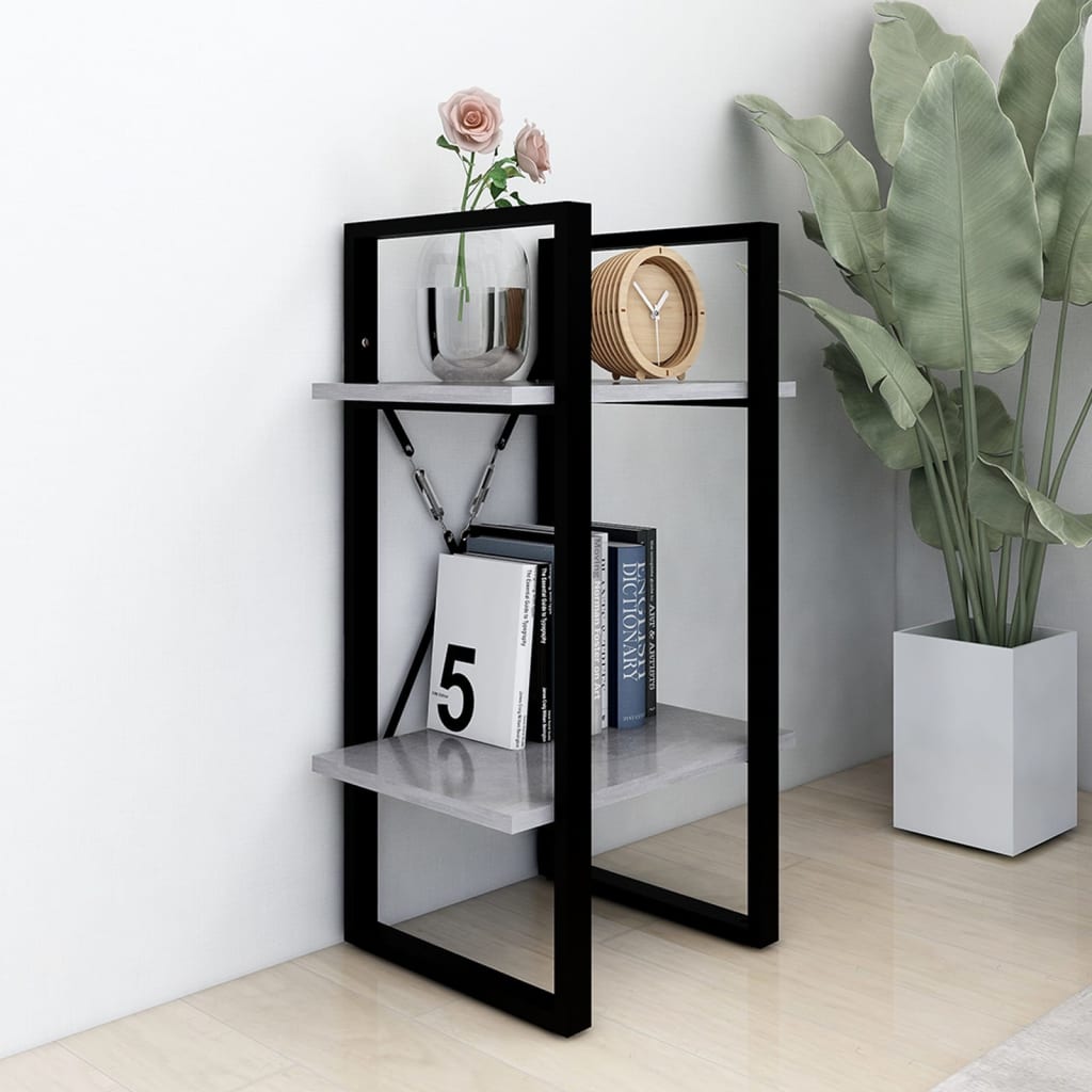 Bücherregal 2 Fächer Weiß 40x30x70 cm Holzwerkstoff