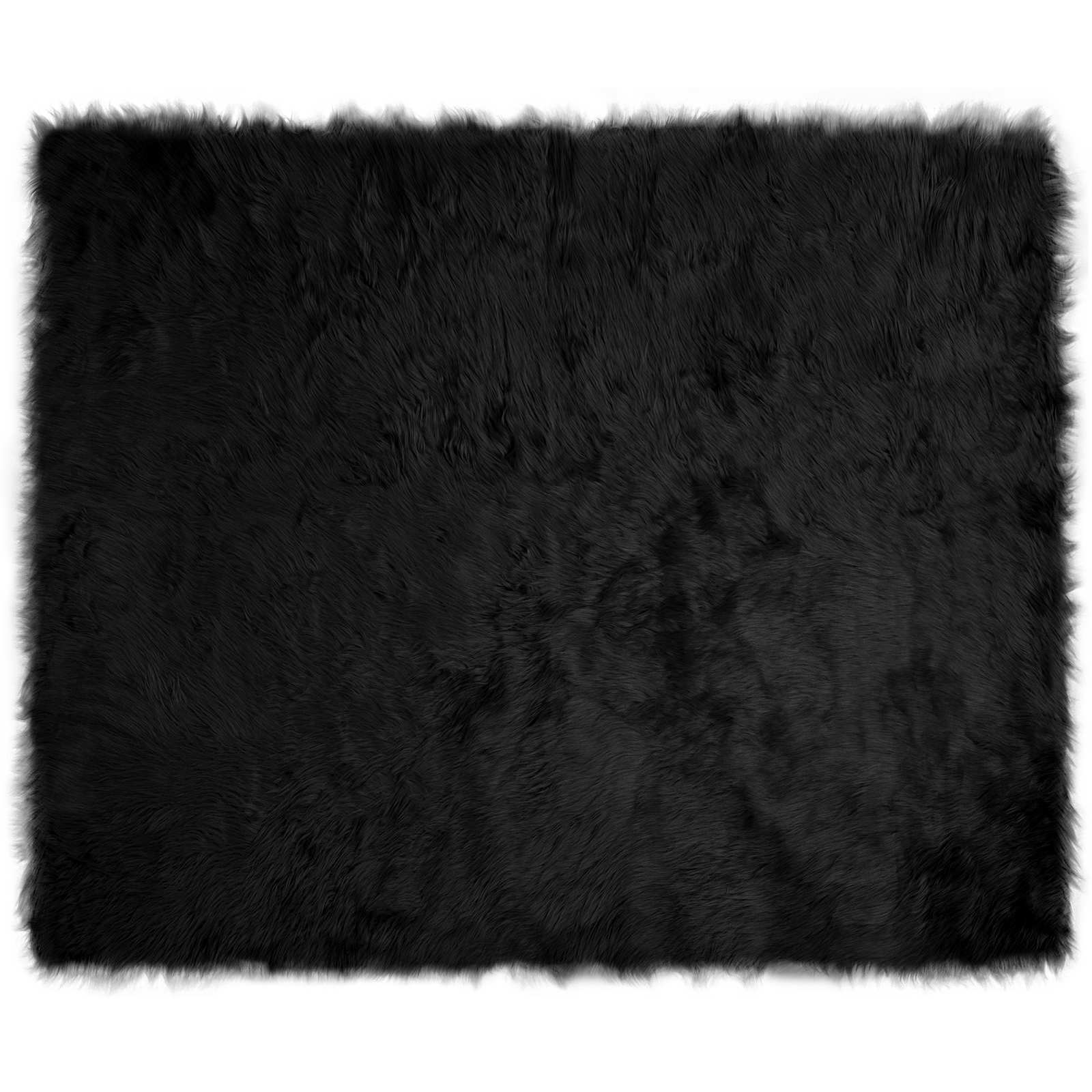 Teppich aus Kunstschaffell TAFALLA Weiß 60 x 110 cm Polyester