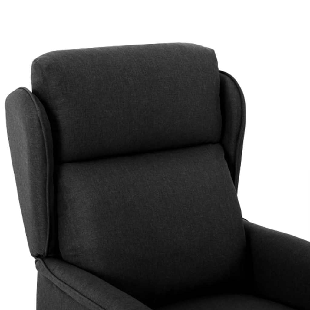 Massagesessel mit Kissen Hellgrau 93,5 x 67,5 x 101,5 cm Stoff