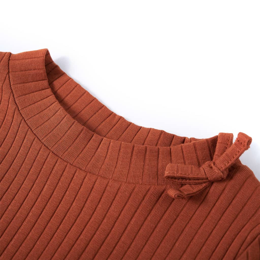Kinder-Langarmshirt Ocker 104