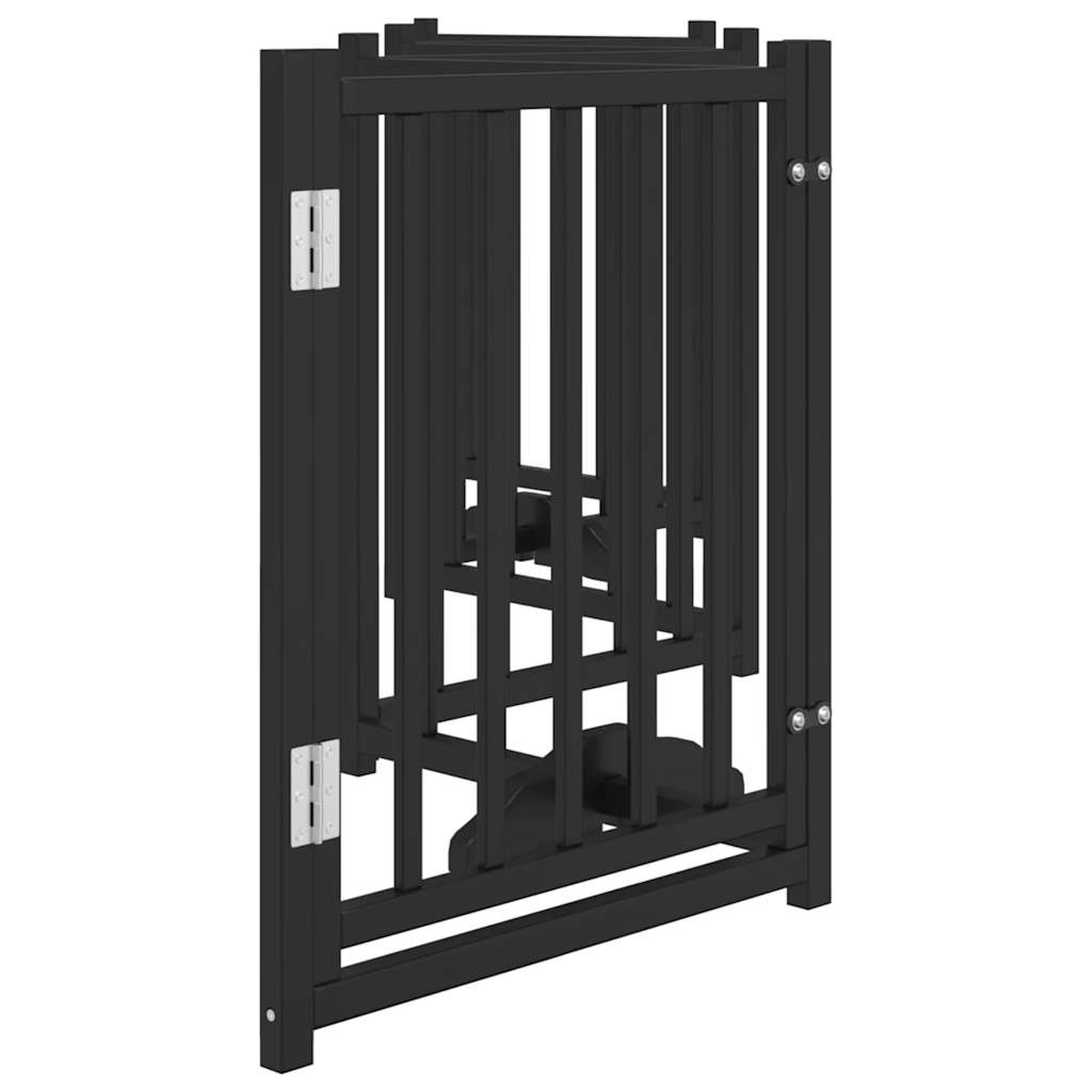 3-tlg. Hundetor Faltbar 150 cm Massivholz Tanne