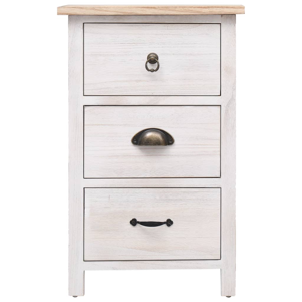 Beistellschrank 38x28x86 cm Massivholz Paulownia