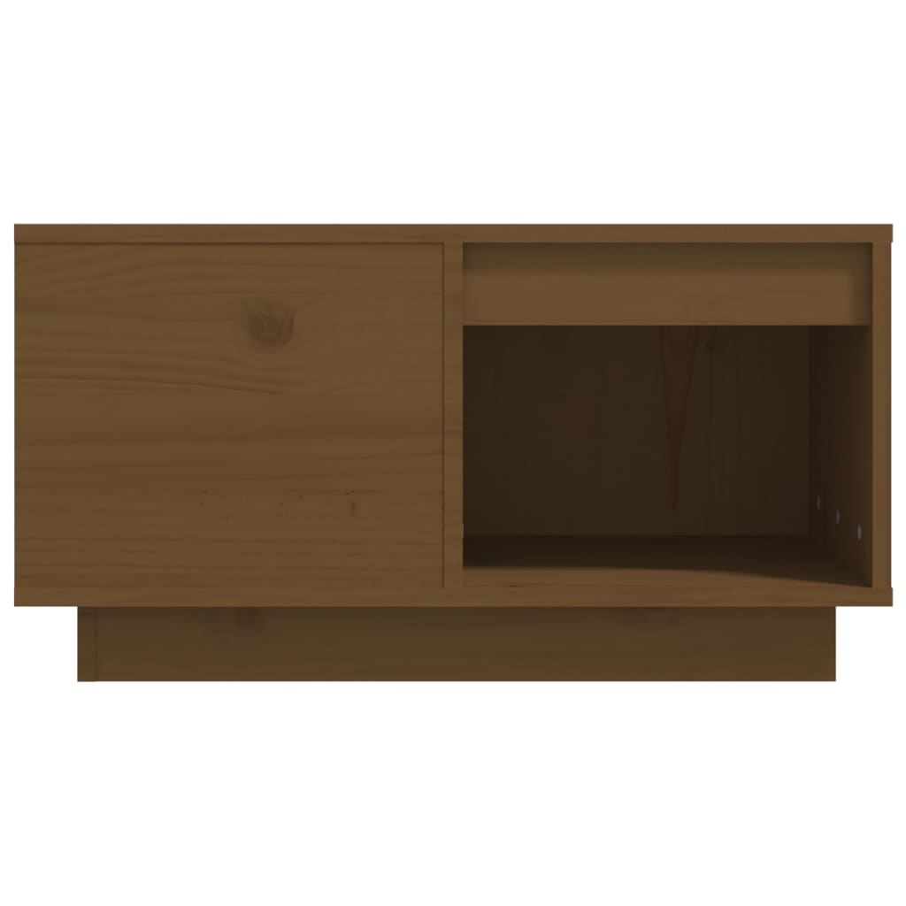 Couchtisch 100x101x40,5 cm Massivholz Kiefer