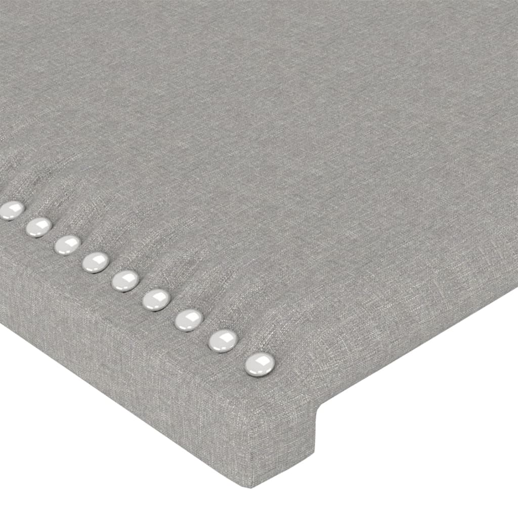 Kopfteil mit Ohren Dunkelgrau 83x23x78/88 cm Stoff