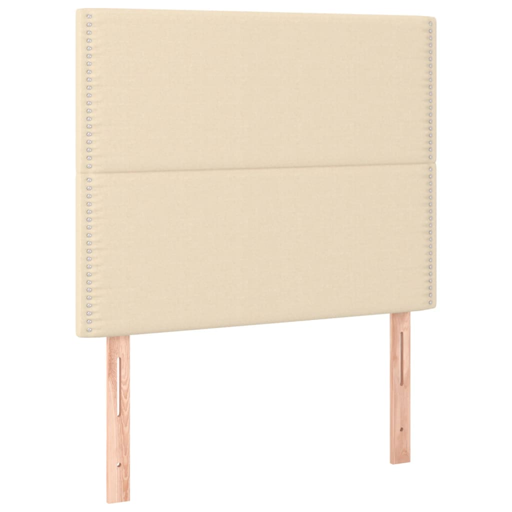 Kopfteil Dunkelgrau 80 x 5 x 118/128 cm Stoff