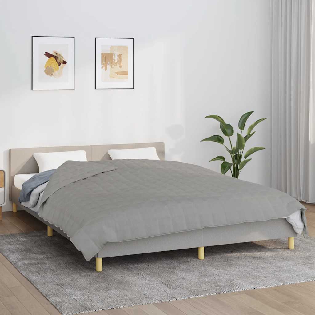 Gewichtsdecke Grau 122x183 cm 5 kg Stoff