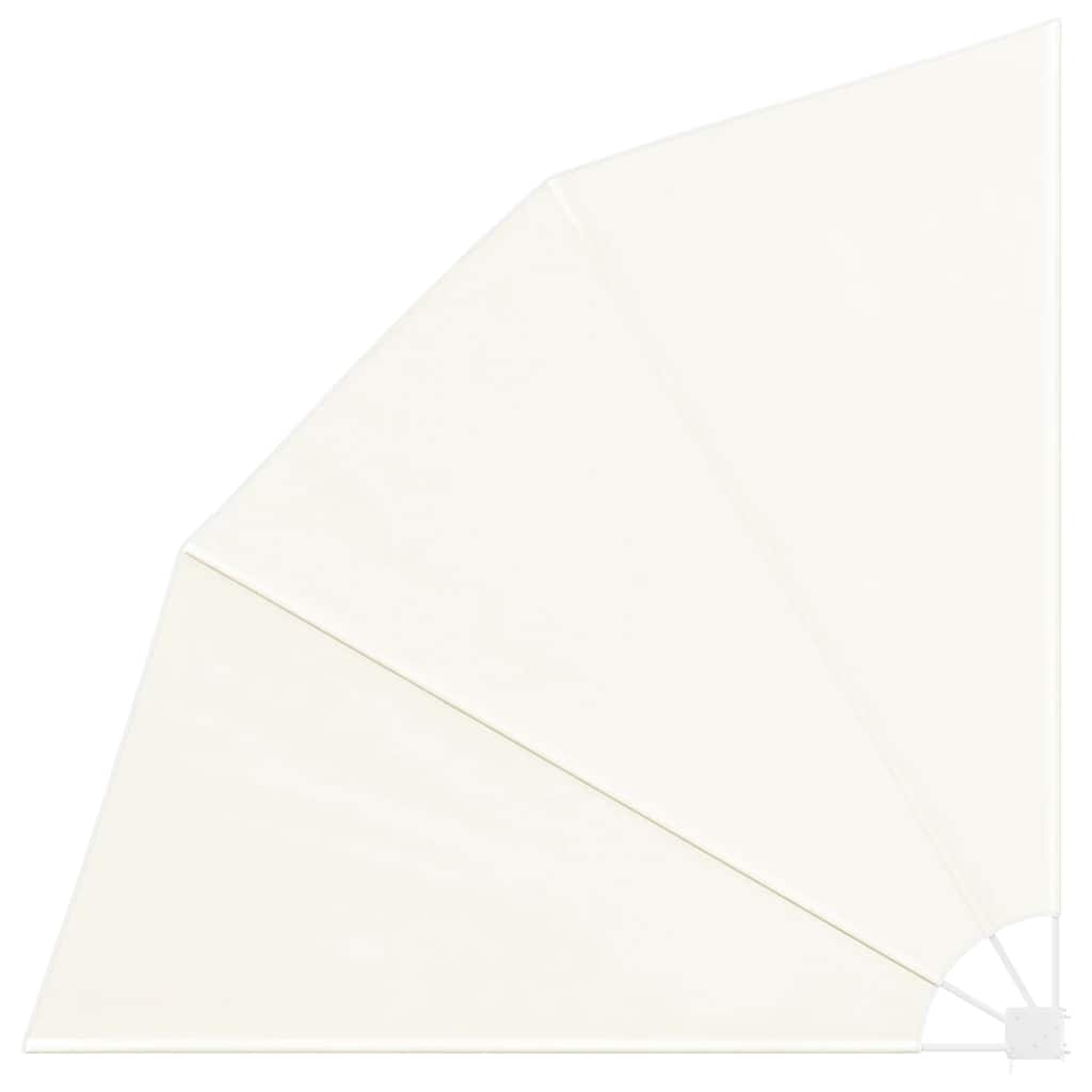 Faltbarer Balkonfächer Grau 210×210 cm