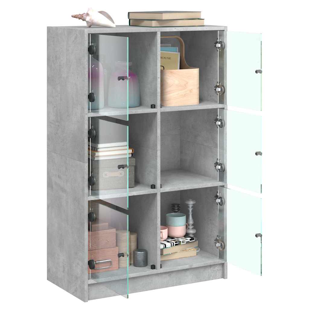 Bücherregal mit Türen Weiß 136x37x109 cm Holzwerkstoff