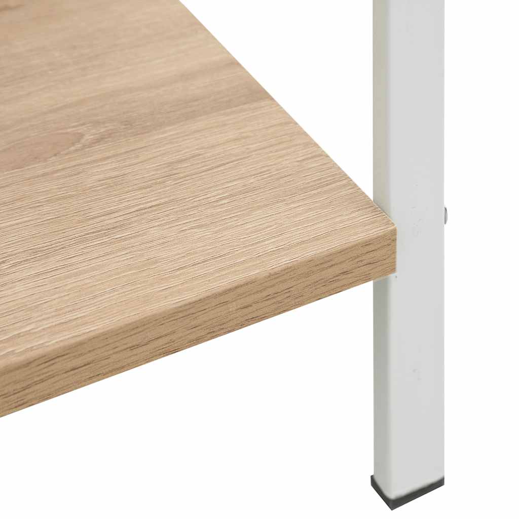 Bücherregal 3 Regalböden Schwarz 60×27,6×90,5 cm Holzwerkstoff