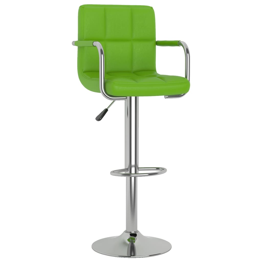 Barhocker 2 Stk. Rot Kunstleder