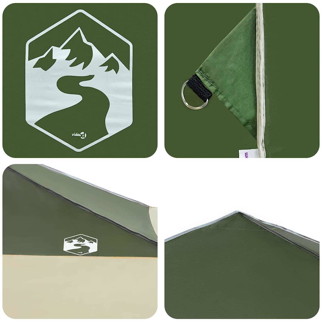 Pavillon-Zelt Blau 395 x 395 x 251 cm Stoff