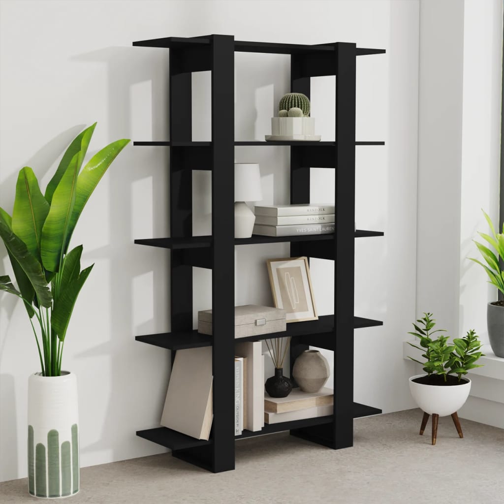 Bücherregal/Raumteiler Weiß 100×30×160 cm