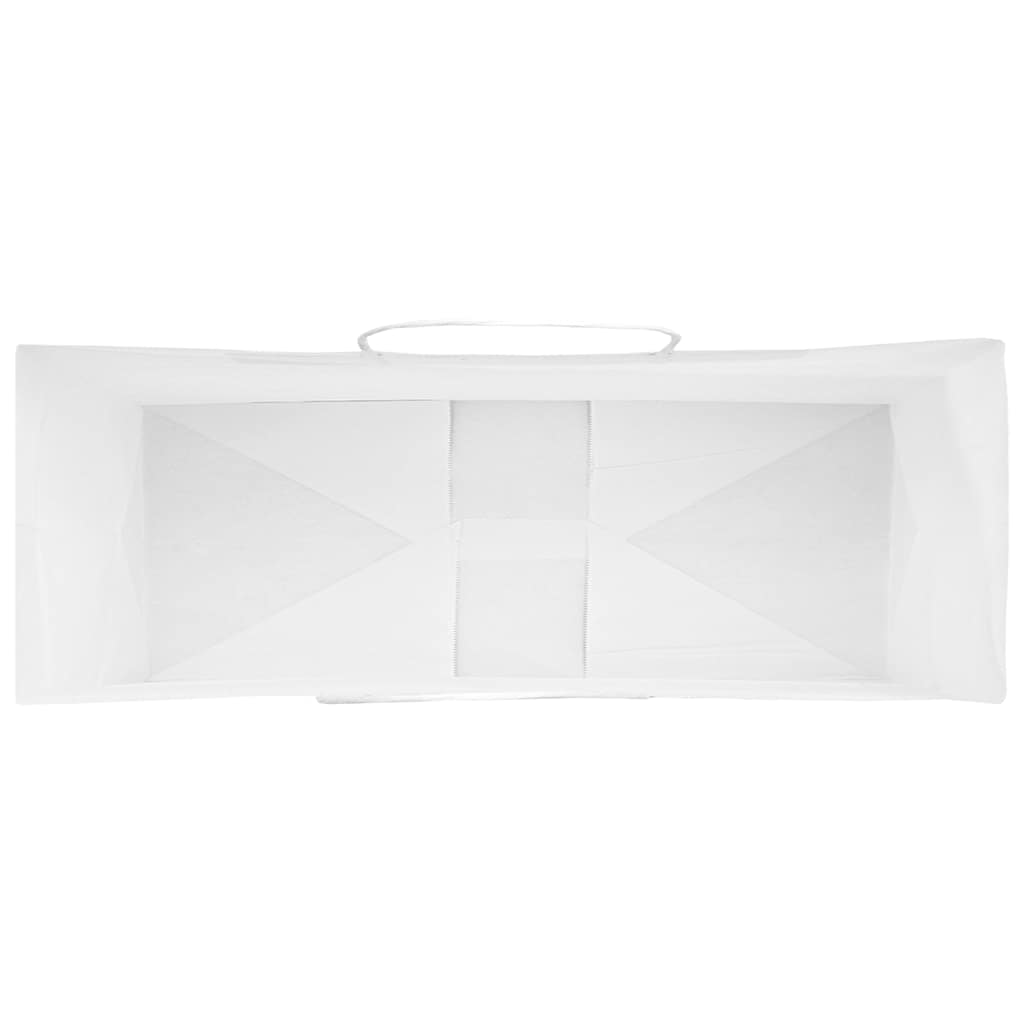 Papiertragetaschen 50 Stk. mit Henkeln Braun 21x11x36 cm
