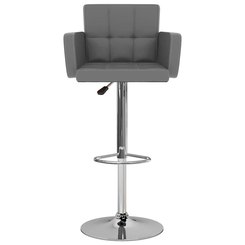 Barhocker 2 Stk. Weiß Kunstleder
