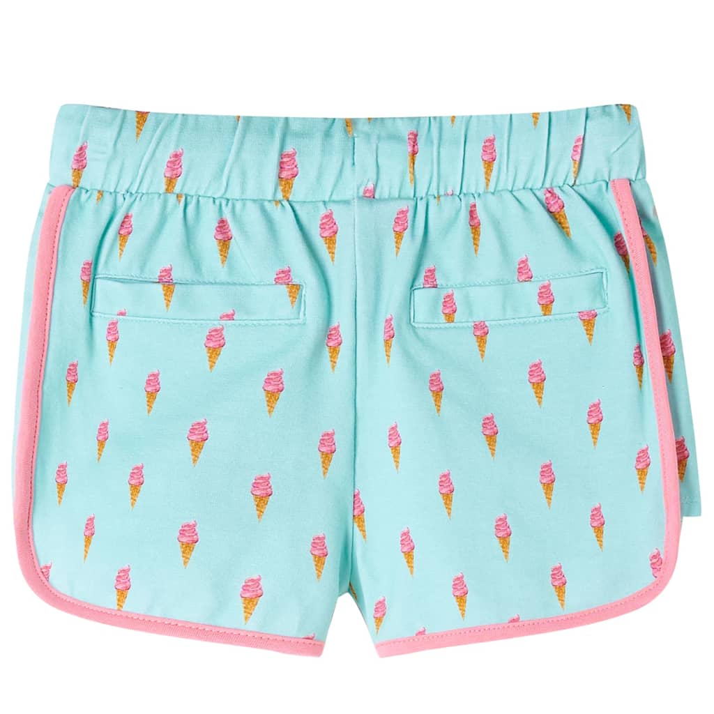 Kindershorts mit Kordelzug Helles Minzgrün 116