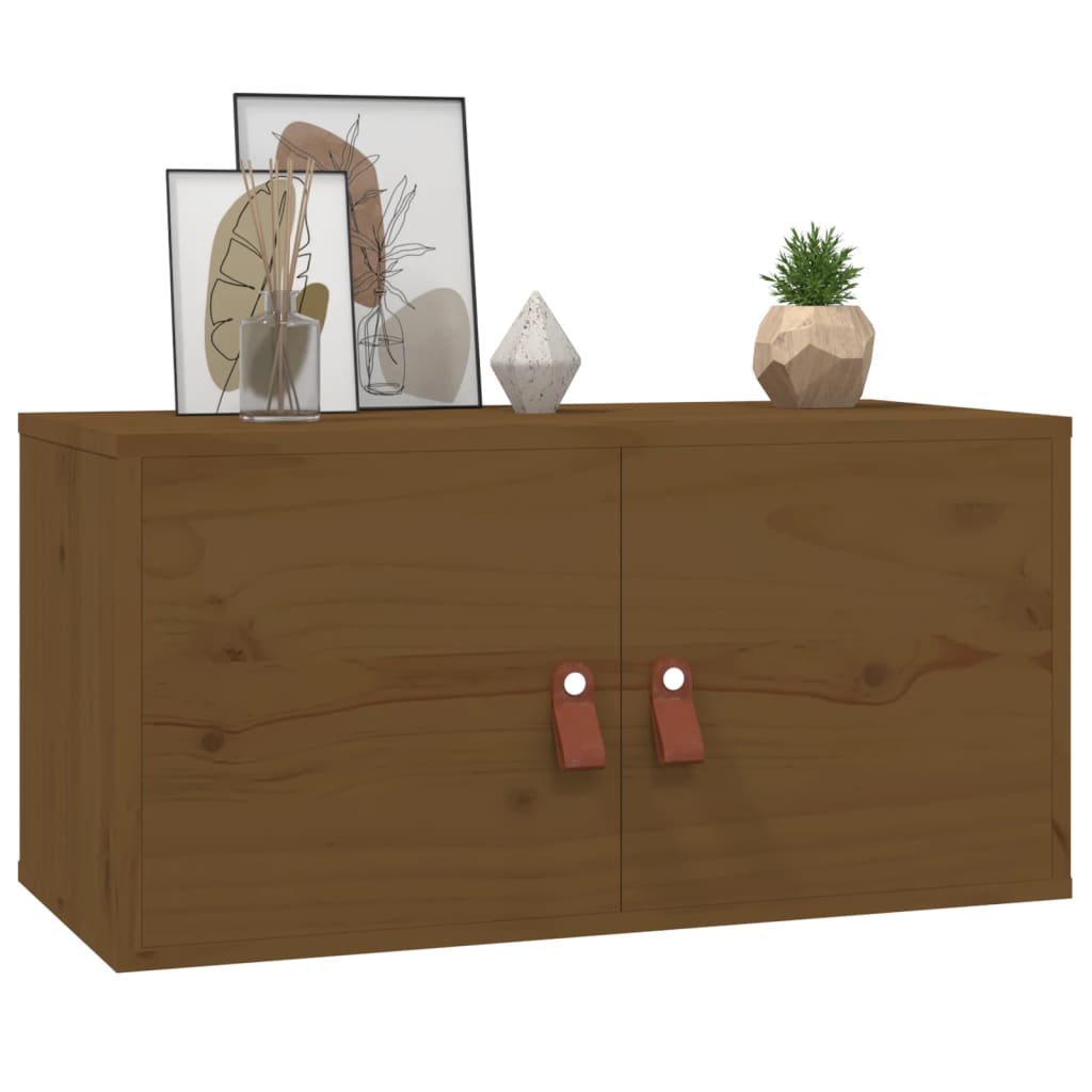 Wandschränke 2 Stk. 60x30x30 cm Massivholz Kiefer