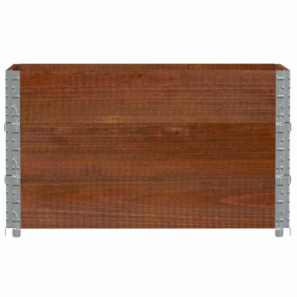 Pflanzkasten Grau 150x100 cm Massivholz Kiefer