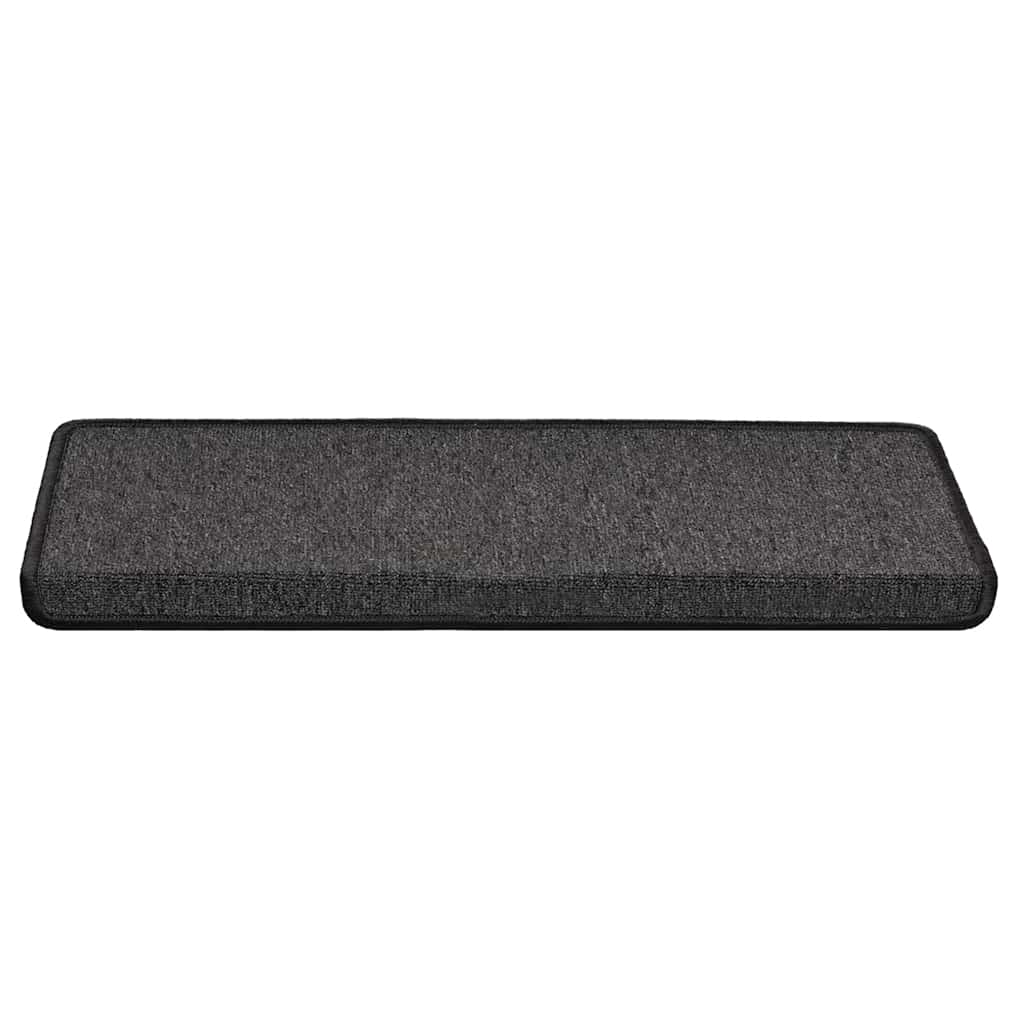 Stufenmatten 15 Stk. 65x21x4 cm Anthrazit Rechteckiger Rand