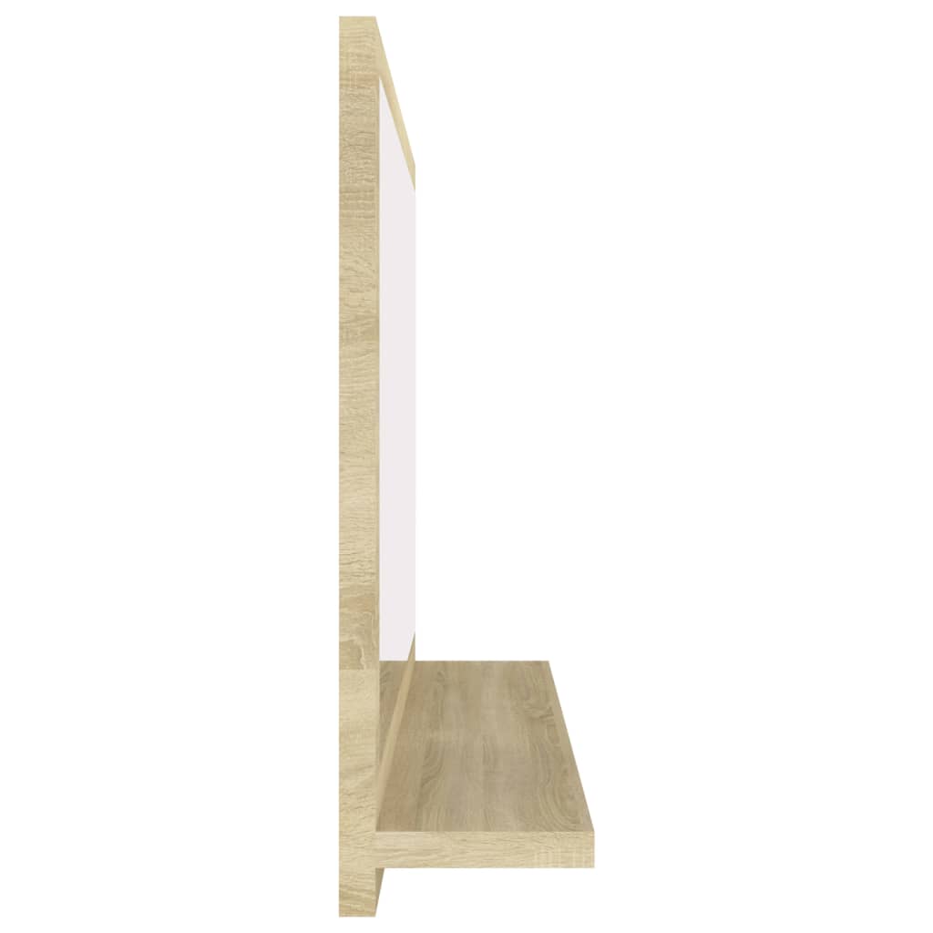 Badspiegel Weiß 40x10,5x37 cm Holzwerkstoff