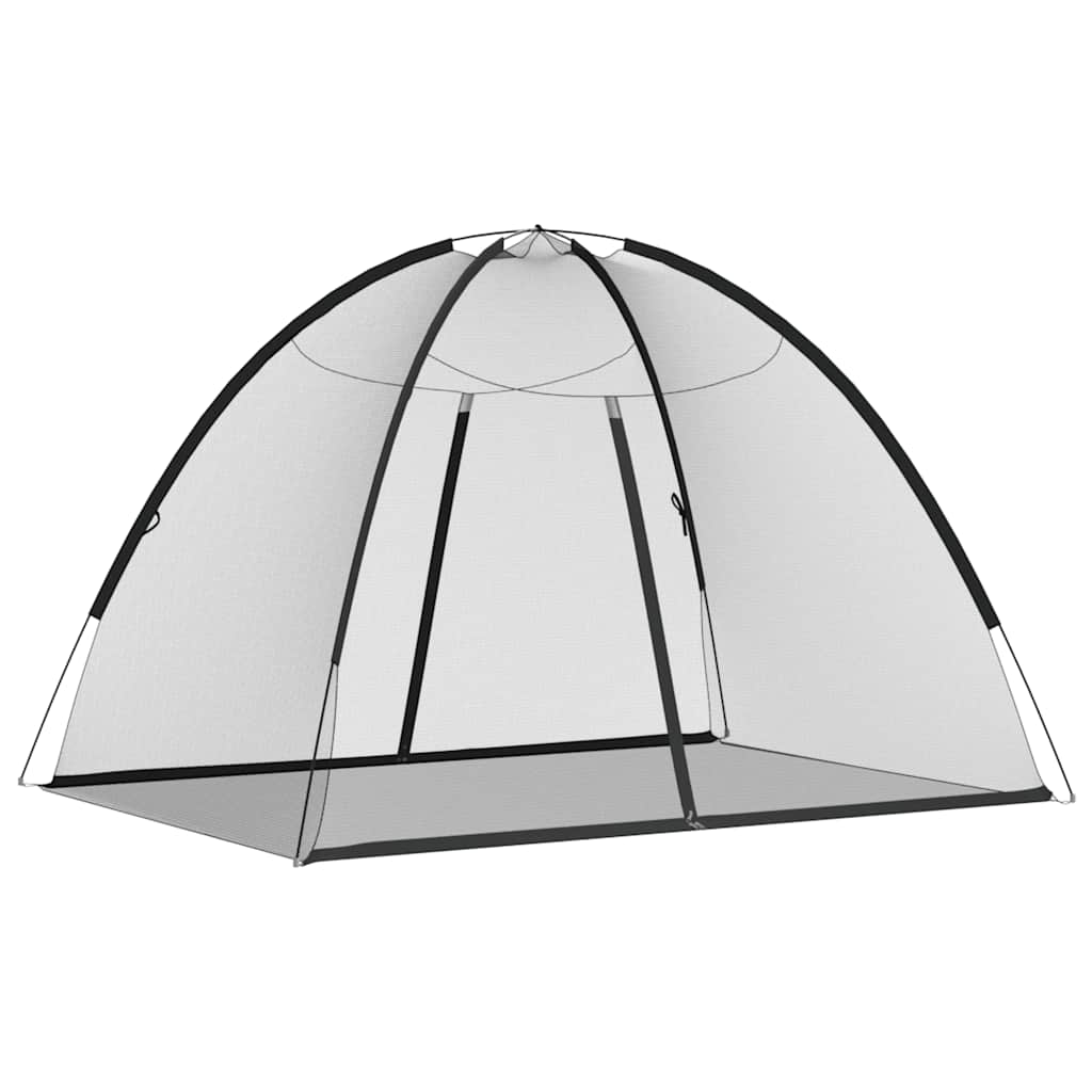 Moskito-Netzzelt Mongolisch 220 Schwarz 200x120x130 cm