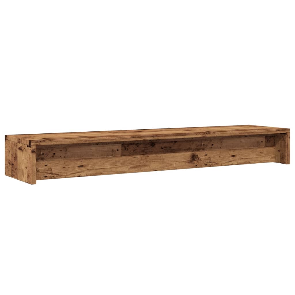 Monitorständer Weiß 100x24x13 cm Holzwerkstoff