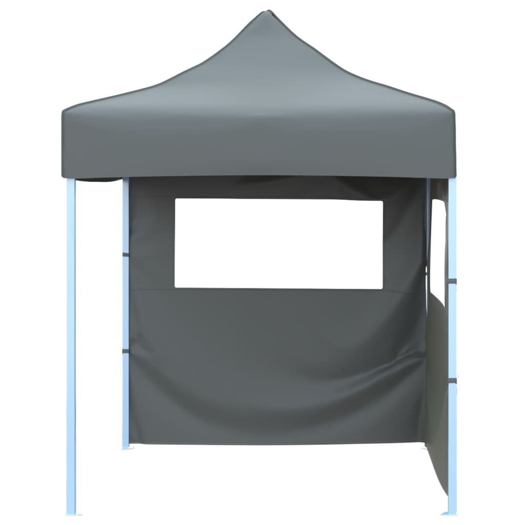 Partyzelt Faltbar Pop-Up Schwarz 200x200x306 cm