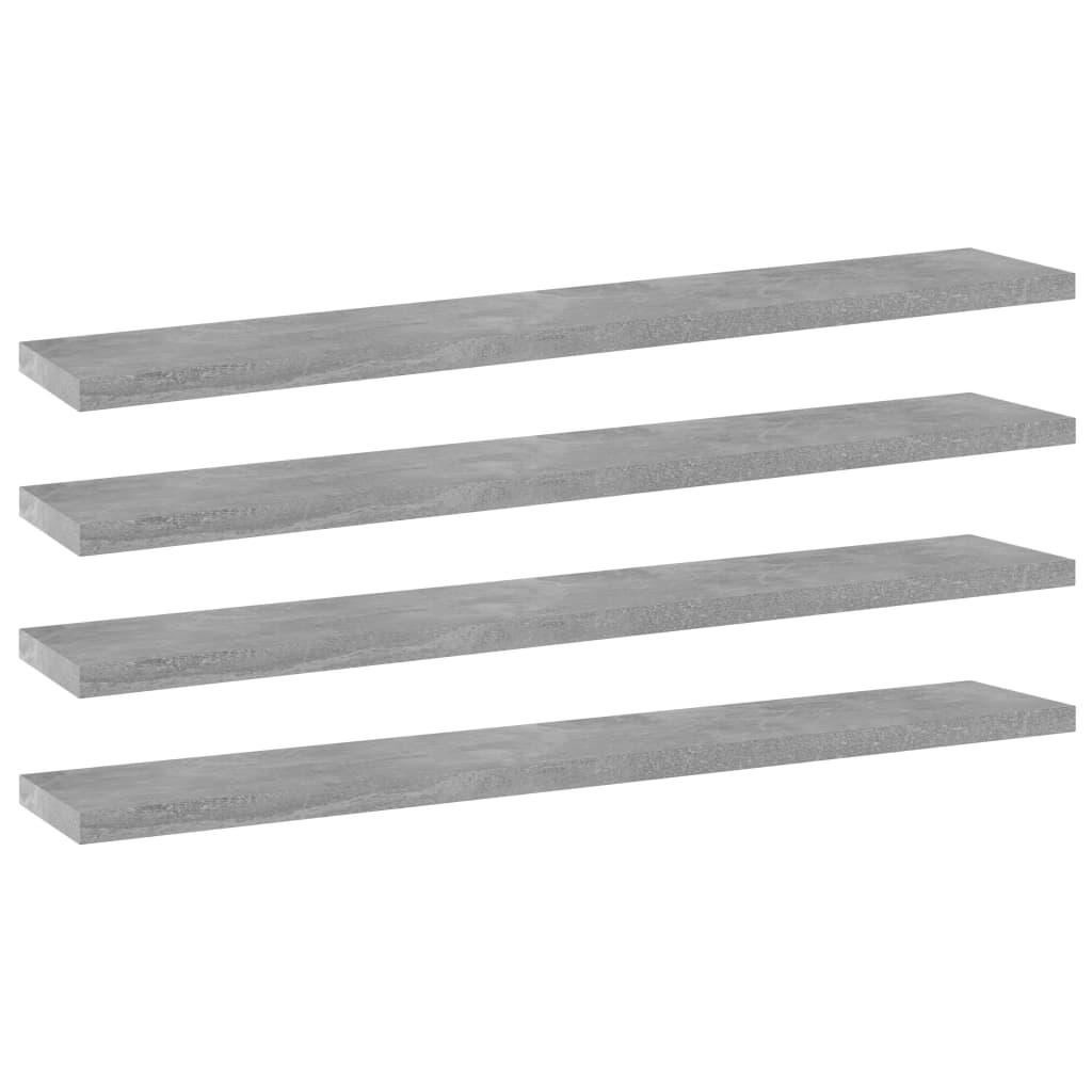 Bücherregal-Bretter 4 Stk. Weiß 40x10x1,5 cm Holzwerkstoff