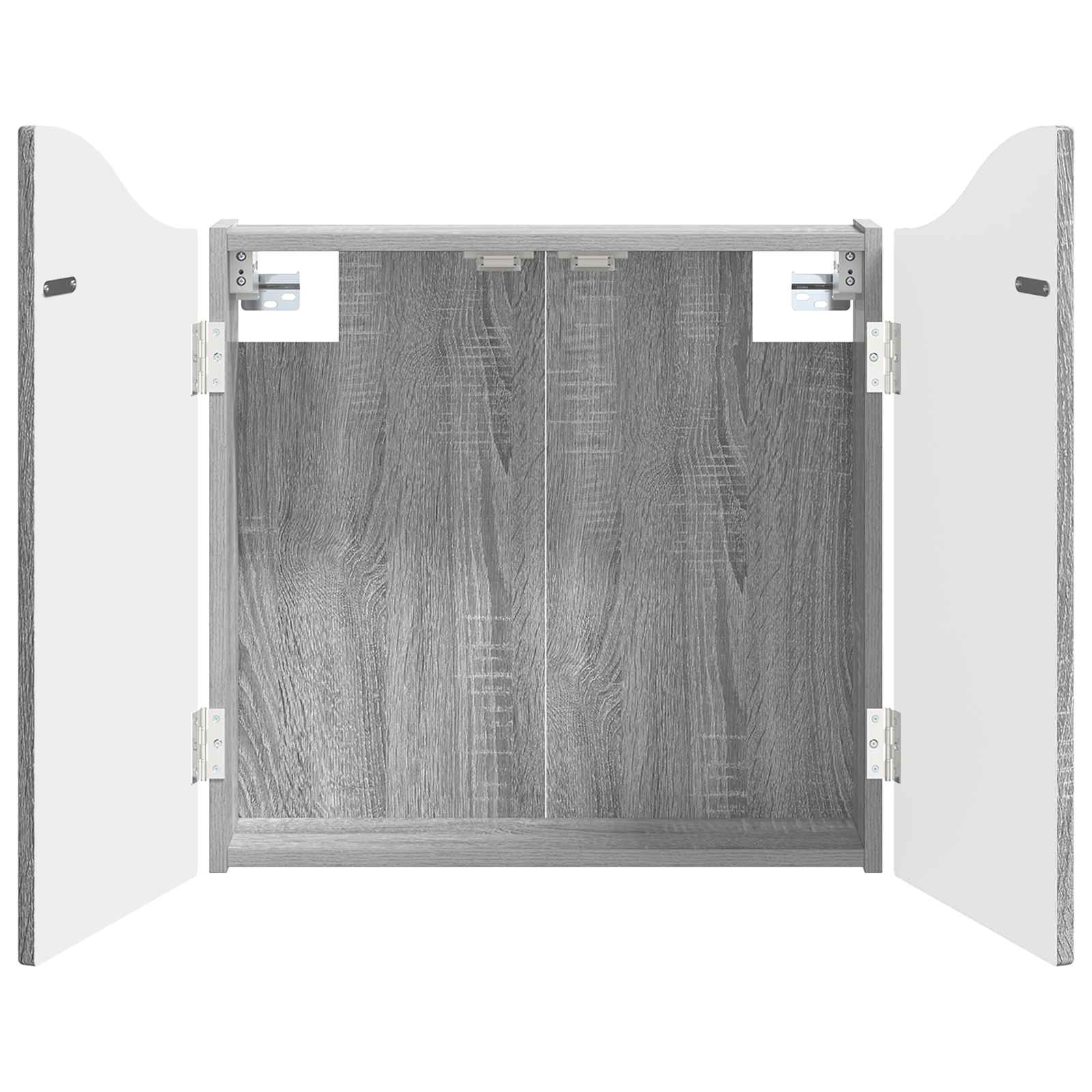 Dartboard Schrank Weiß 56 x 12 x 63 cm Holzwerkstoff