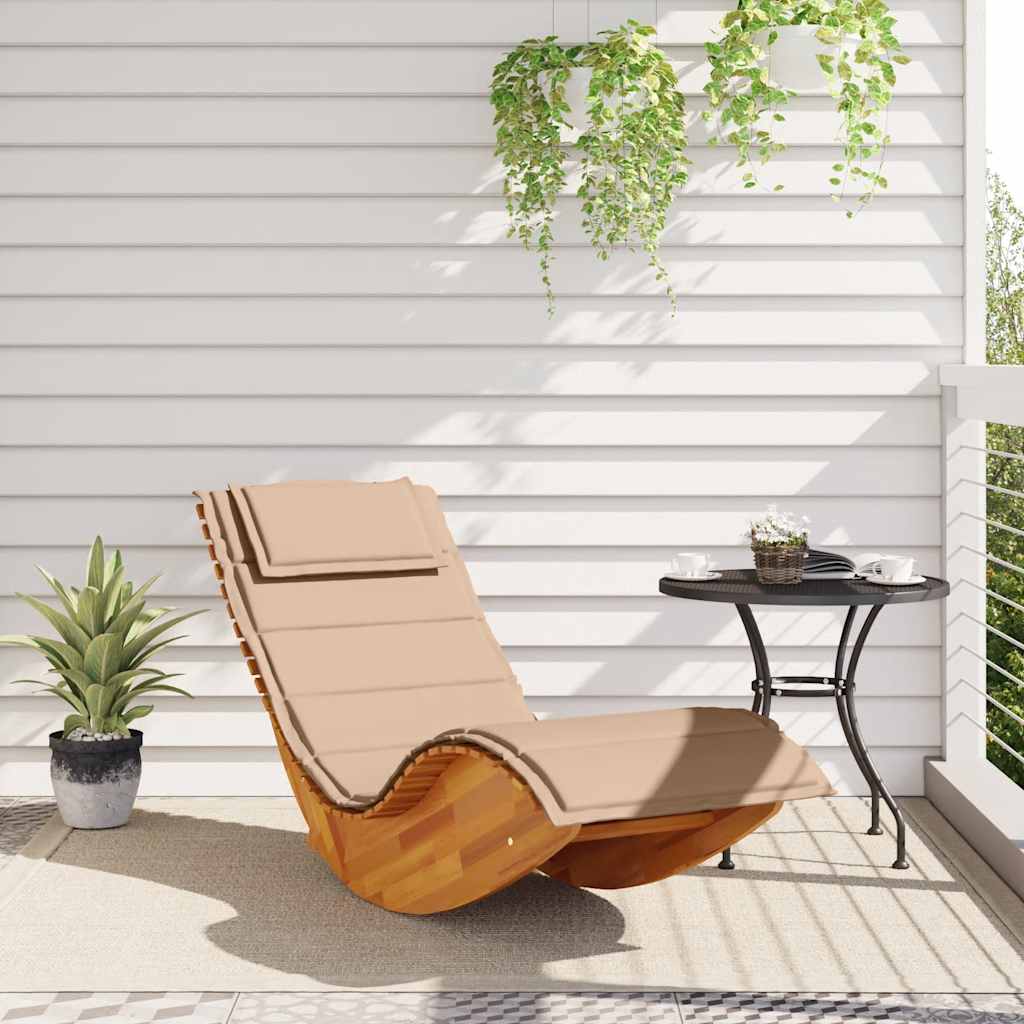 Schaukelstühle Sonnenliegen 2 Stk. Akazienholz