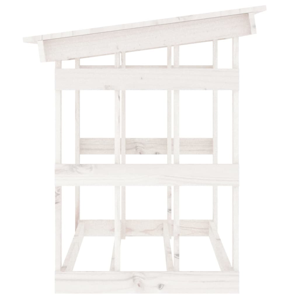 Kaminholzregal 108x64,5x109 cm Massivholz Kiefer
