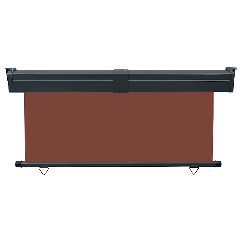 Balkon Seitenmarkise 60 x 250 cm 100% Polyester Eisen Stahl