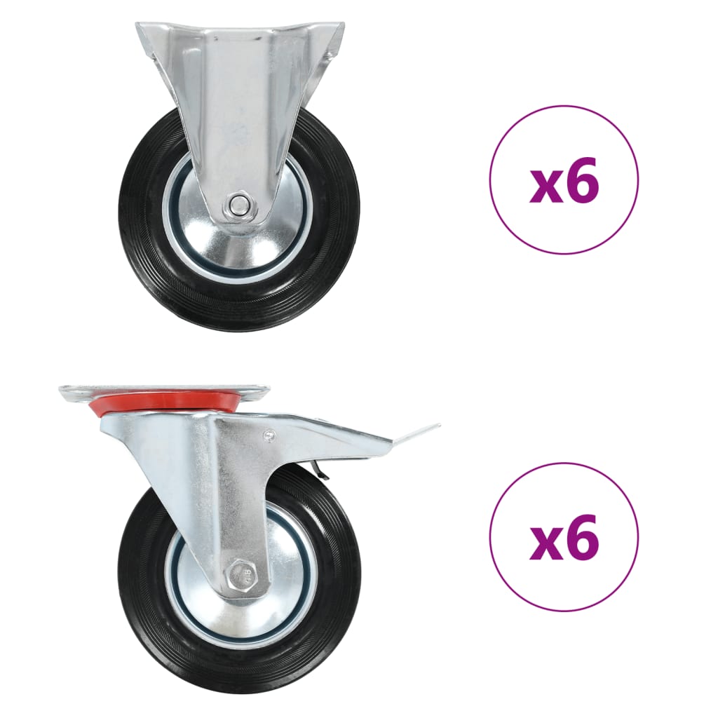 Rollen 4 Stk. 160 mm