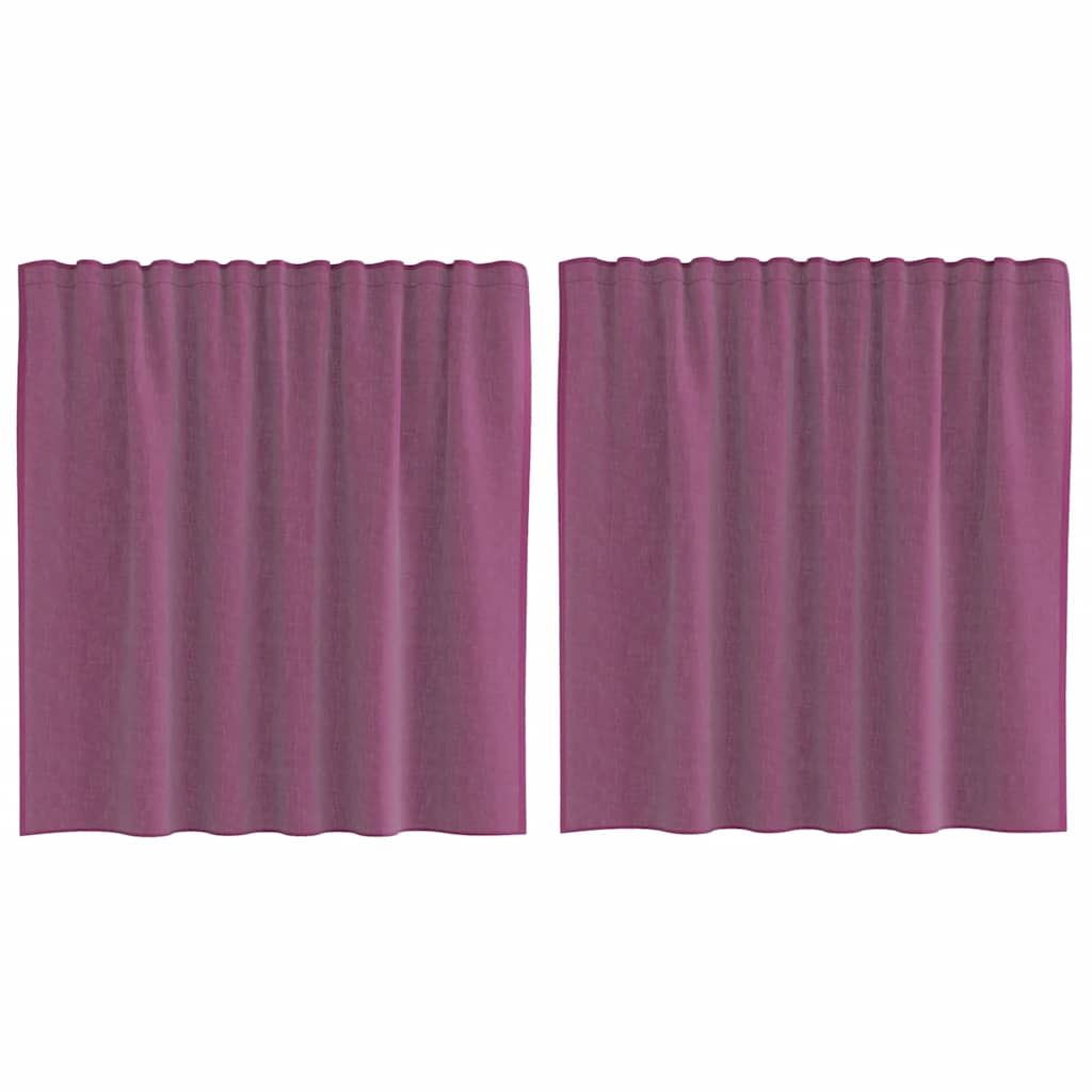Voile Vorhänge mit Ösen 2 Stk. Apfelgrün 140x140 cm