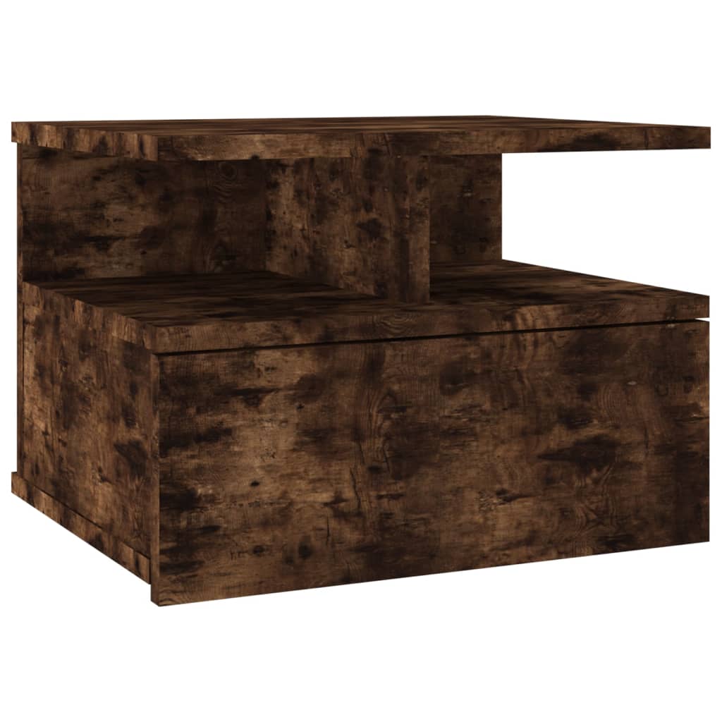Hängender Nachttisch Weiß 40x31x27 cm Holzwerkstoff