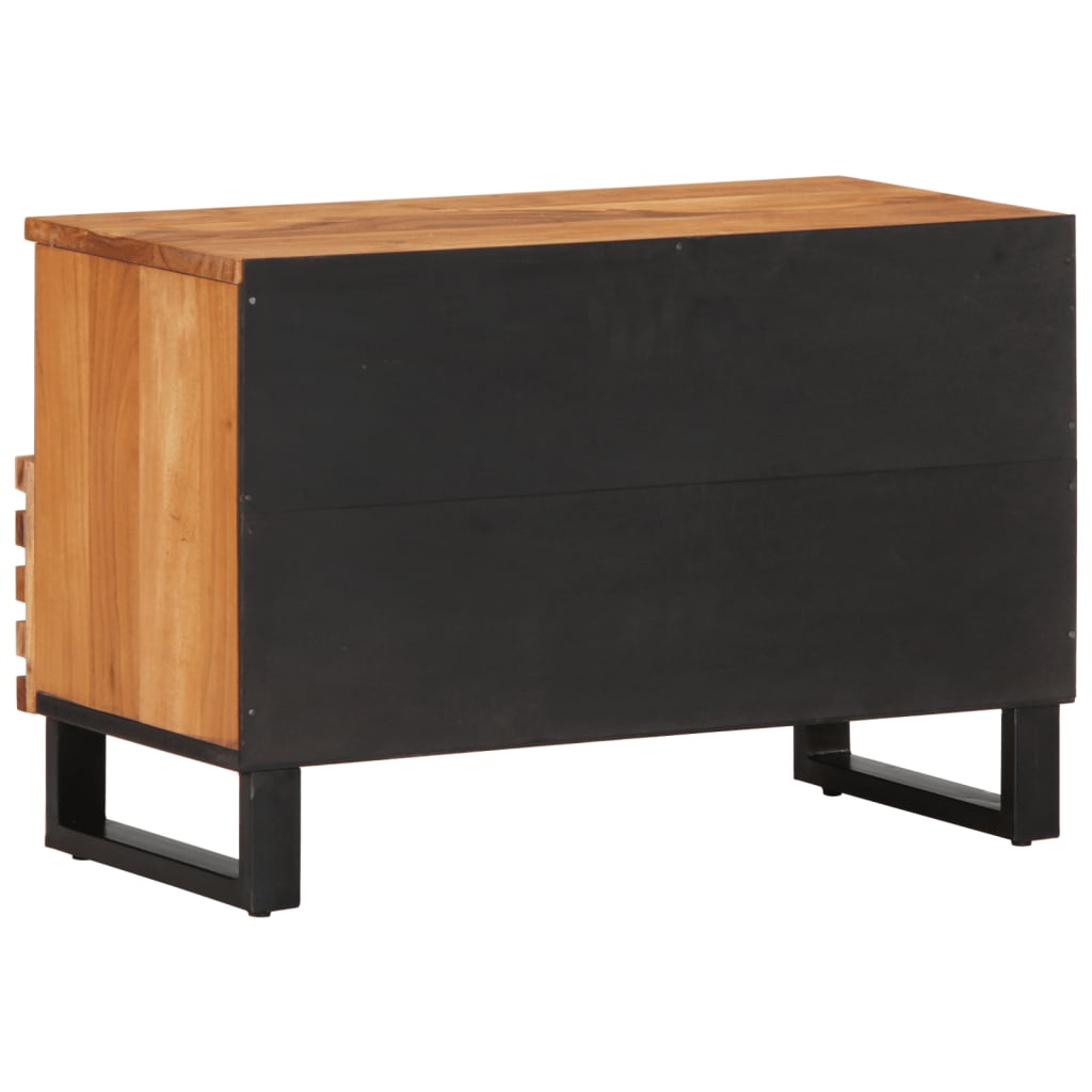 TV-Schrank Braun 70x34x46 cm Massivholz Mango