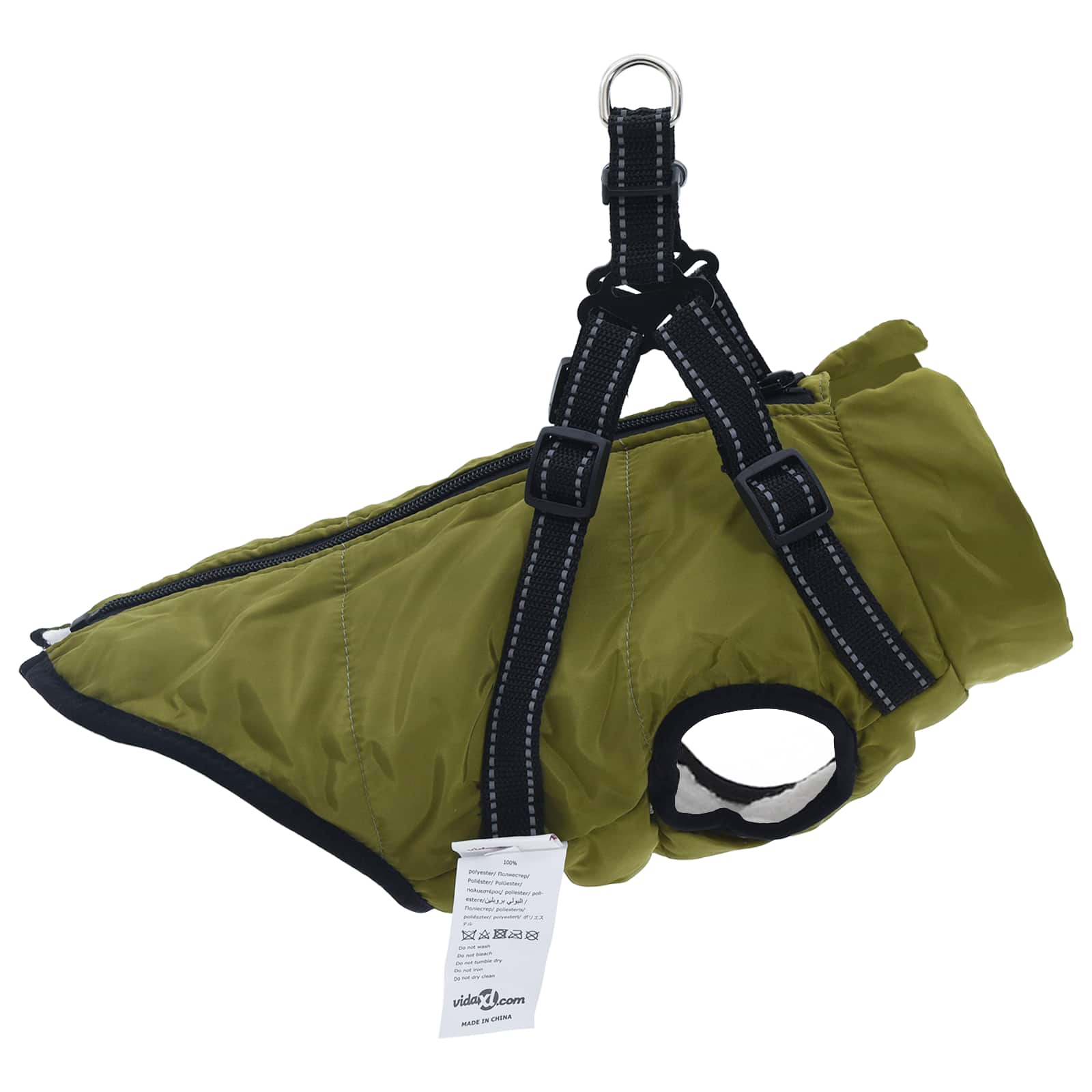 Hundemantel Rot L24 Fleece und Polyester