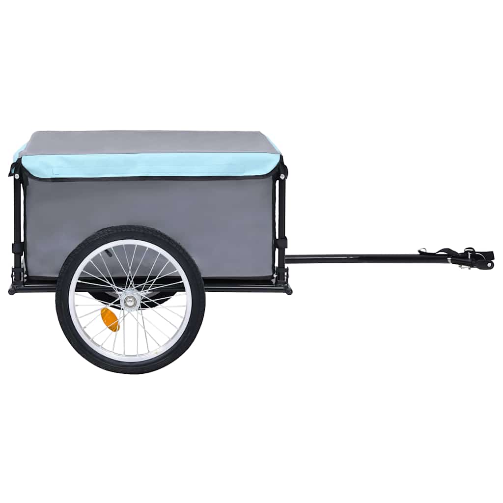 Fahrradanhänger Schwarz und Gelb 65 kg