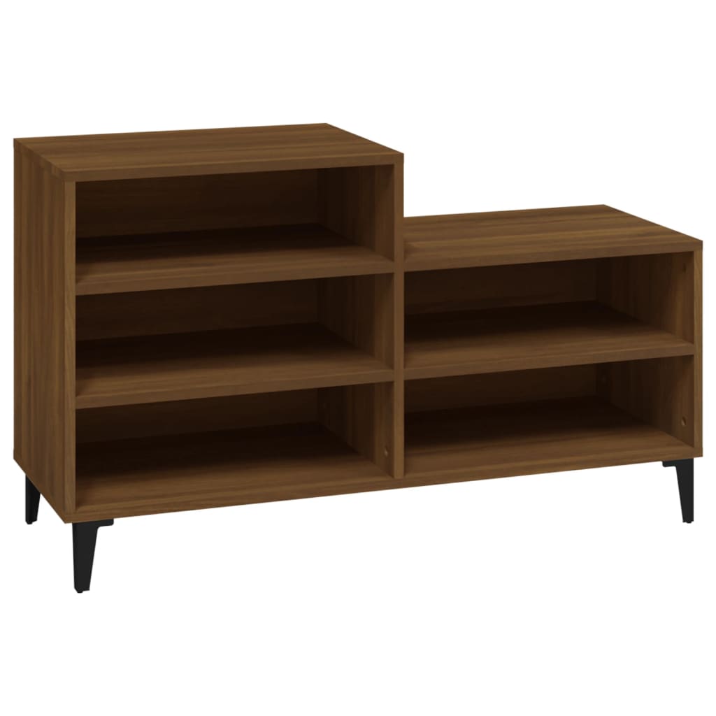 Schuhregal Weiß 102x36x60 cm Holzwerkstoff